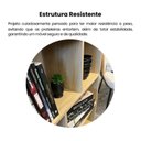 Ver mais imagens de Conjunto Escrivaninha Ceci e Estante Book com Diversos Nichos