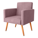 Ver imagem 3 de Poltrona para Decoração Sara Veludo Turkey Rosa
