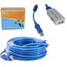 Cabo Extensor Usb 2.0 com 3 Entradas Usb 2.0 Am Af - 10 Mts - 1