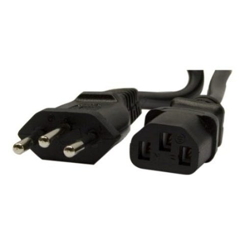 Pacote com 10 Cabo De Força Pc Monitor Tripolar