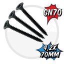 Ver imagem 1 de Parafuso Drywall Gn70 Trombeta Ponta Agulha 4,2x70mm Walsywa C/1000