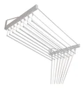 Ver imagem 1 de Varal De Parede Individual 140cm x 06 Varetas - Em Alumínio Branco