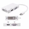 Adaptador Mini Displayport thunderbolt Para Hdmi Vga Dvi Mini Dp - 1