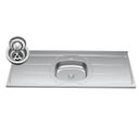 Ver mais imagens de Balcão de Cozinha com Pia Inox 120cm 3 Portas Manu Branco - AJL Móveis