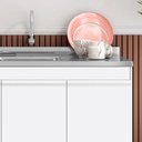 Ver imagem 7 de Balcão de Cozinha com Pia Inox 120cm 3 Portas Manu Branco - AJL Móveis
