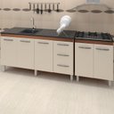 Ver imagem 2 de Balcao Pia 160cm e Cooktop 5 Bocas Savana Off White Mobbs