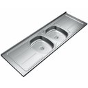 Ver imagem 4 de Pia de Cozinha em Inox com 2 Cubas 160 cm 30316Ghel Plus