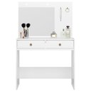 Ver imagem 4 de Penteadeira Camarim Ideal com Espelho e Led Branco Moval