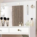 Ver imagem 5 de Penteadeira Camarim Ideal com Espelho e Led Branco Moval