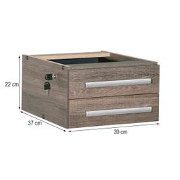 Gaveteiro Avulso 2 Gavetas Terrarum - 2