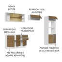 Ver mais imagens de Cozinha Completa 270008 Com Armário E Balcão Branco/Rustic
