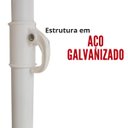 Ver imagem 6 de Guarda Sol Sombreiro 2,7m Com Abertura Retrátil Viagem Verão Praia Piscina Camping Vermelho Importwa