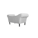 Ver imagem 5 de Namoradeira Recamier Sofá Decorativo 02 Lugares Dubai Corano Branco - Lm Decor