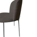 Ver imagem 5 de Kit 4 Cadeiras Sala de Jantar Base Fixa Aço Cinza Elana Jvb Móveis: Cinza
