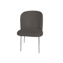 Ver imagem 2 de Kit 4 Cadeiras Sala de Jantar Base Fixa Aço Cinza Elana Jvb Móveis: Cinza