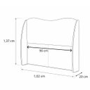 Ver imagem 4 de Cabeceira Cama Box Solteiro 90 cm Vivace Bouclê B05 - D'Rossi