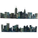 Ver imagem 3 de Adesivo de Parede Decoração Prédios Cidade a Noite