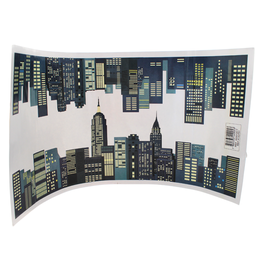 Adesivo de Parede Decoração Prédios Cidade a Noite - 2