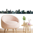 Ver imagem 4 de Adesivo de Parede Decoração Prédios Cidade a Noite