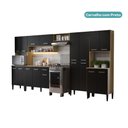 Ver imagem 3 de Armário de Cozinha Compacta Arizona Linea Carraro Carvalho com Preto
