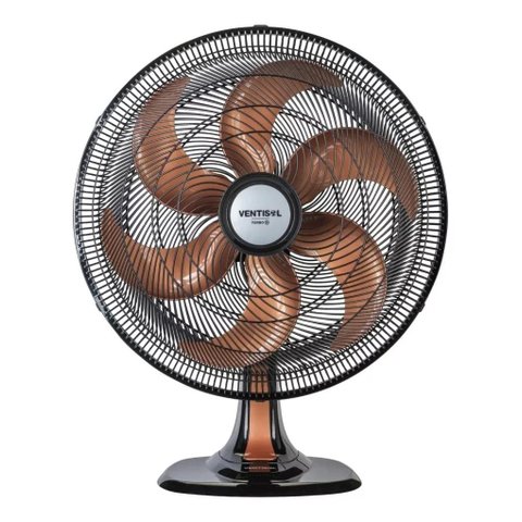 Ventilador de Mesa Ventisol Turbo 6 50cm Bronze 127v