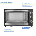 Ver imagem 2 de Forno de Bancada Elétrico Forninho 36 Litros 127v Britânia