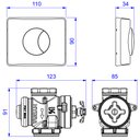 Ver imagem 5 de Valvula de Descarga Hydra Duo 2545 1.1/2" 2545.c.112