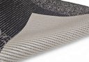 Ver imagem 6 de Tapete Passadeira Emborrachada Pvc Antiderrapante 0,65x3,00m Barrado Preto Bege