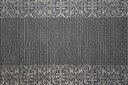 Ver imagem 7 de Tapete Passadeira Emborrachada Pvc Antiderrapante 0,65x3,00m Barrado Preto Bege