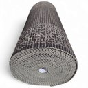 Ver imagem 5 de Tapete Passadeira Emborrachada Pvc Antiderrapante 0,65x3,00m Barrado Preto Bege