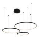 Ver imagem 1 de Lustre Pendente Sindora Qd05363 Preto Led Bivolt