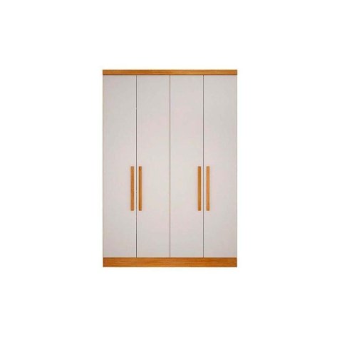 Módulo de Quarto Rizon Guarda Roupa C- 4 Portas e 3 Gavetas -Linea Cumaru-Fendi - Novo Horizonte