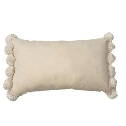 Almofada Baguete Pompons - 1
