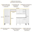 Ver imagem 3 de Cozinha Completa Armário e Balcão Xangai Classic Multimóveis