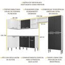 Ver imagem 3 de Cozinha Completa com Armário e Balcão xangai Zouk Multimóveis