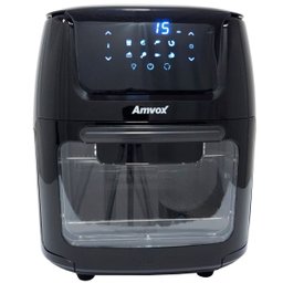 Airfryer 12 Litros Fritadeira Elétrica sem Óleo Forno 1700w Painel Digital Preta Amvox Oven Arf 1222 - 3