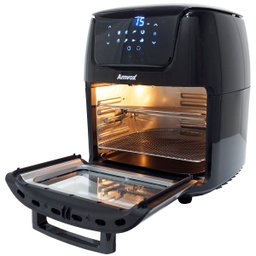 Airfryer 12 Litros Fritadeira Elétrica sem Óleo Forno 1700w Painel Digital Preta Amvox Oven Arf 1222 - 2
