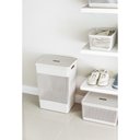 Ver imagem 5 de Cesto de Roupa Grid Chumbo 49 L com Tampa 38 x 28 x 55,2 cm