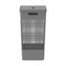 Cesto de Roupa Grid Chumbo 49 L com Tampa 38 x 28 x 55,2 cm - 2