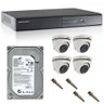 Kit Monitoramento 1 DVR, 4 Câmeras, 1 HD 500gb e 4 Bnc - 1