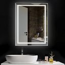 Ver mais imagens de Espelho jateado iluminado com led frio 50x80cm Woodglass 50x80 jato frio