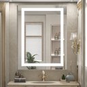 Ver imagem 7 de Espelho jateado iluminado com led frio 50x80cm Woodglass 50x80 jato frio