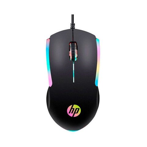 Mouse Gamer HP M160 USB 1000 DPI RGB Preto