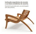 Ver imagem 7 de Namoradeira Isa 134cm em Madeira Maciça para Jardim e Área Externa – Banco 2 Lugares com Encosto e B