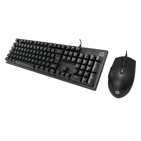 Kit Teclado e Mouse Gamer Hp Km300f Usb Rgb - 3