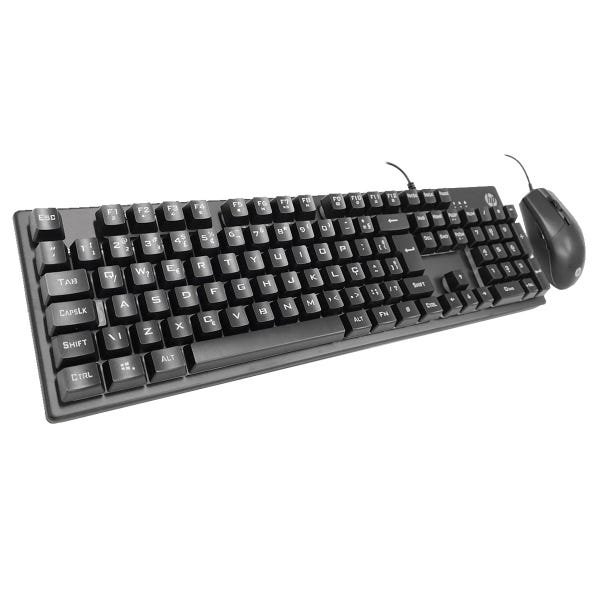 Kit Teclado e Mouse Gamer Hp Km300f Usb Rgb - 2