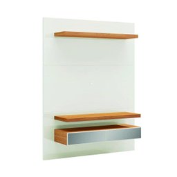 Painel Tv 55" Suspenso 1,40m com Luzes Led e Espelhos 100% Mdf Tb106e Dalla Costa - 2