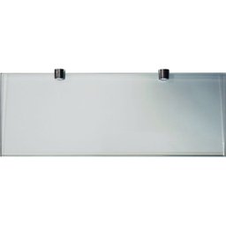 Prateleira de vidro Retangular 40X15cm Bemfixa - 2 Prateleira de vidro Retangular 40X15cm Bemfixa - 2