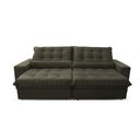 Ver imagem 5 de Sofá Retrátil Reclinável Zurique 3,00m Suede Velut Tabaco c/ Molas no Assento - King House