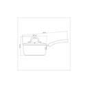 Ver imagem 3 de Panela Mônaco Induction Alumínio Antiaderente Starflon Premium Preto 20 Cm 2,6 L